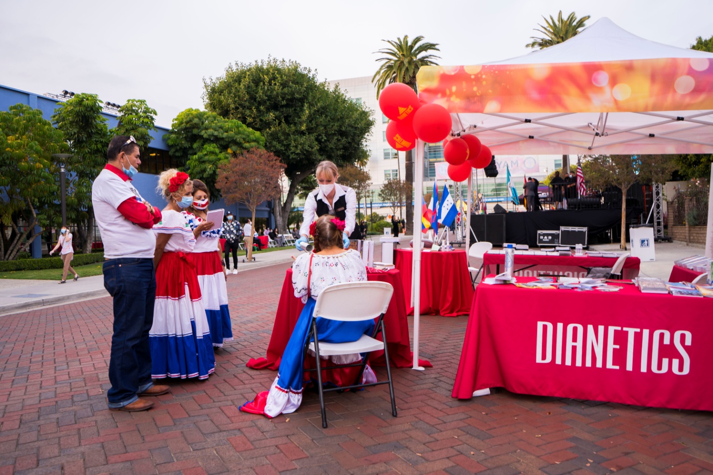 Mayan Festival Dianetics Booth